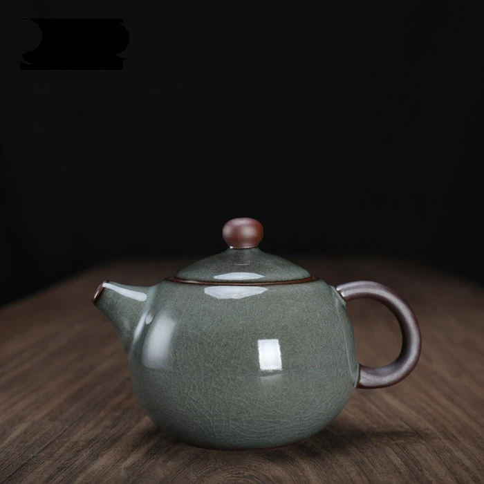 Чайник Longquan Celadon с высоким содержанием железа, ручной работы Ge, керамический одиночный горшок для заварки
Чайник Longquan Celadon с высоким содержанием железа, ручной работы Ge, керамический одиночный горшок для заварки