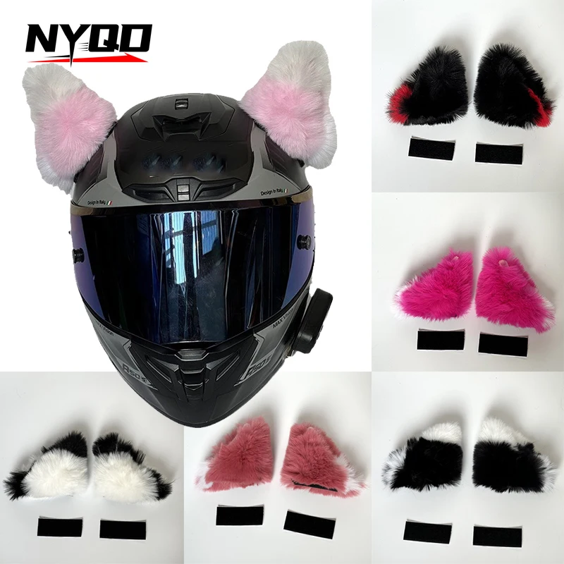 2Pcs Motocross Off Road Helmet Plush Cat Ears Motorcycle Helmet Deco Cute Accessories Sticker Cosplay Auto Styling
2Pcs Motocross Off Road Helmet Plush Cat Ears Motorcycle Helmet Deco Cute Accessories Sticker Cosplay Auto Styling