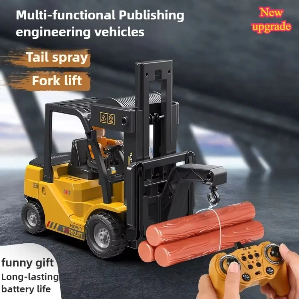Creative Remote Control Forklift Light Music Spray Function Engineering Vehicle Simulation Durable Children's Crane Toys
Creative Remote Control Forklift Light Music Spray Function Engineering Vehicle Simulation Durable Children's Crane Toys