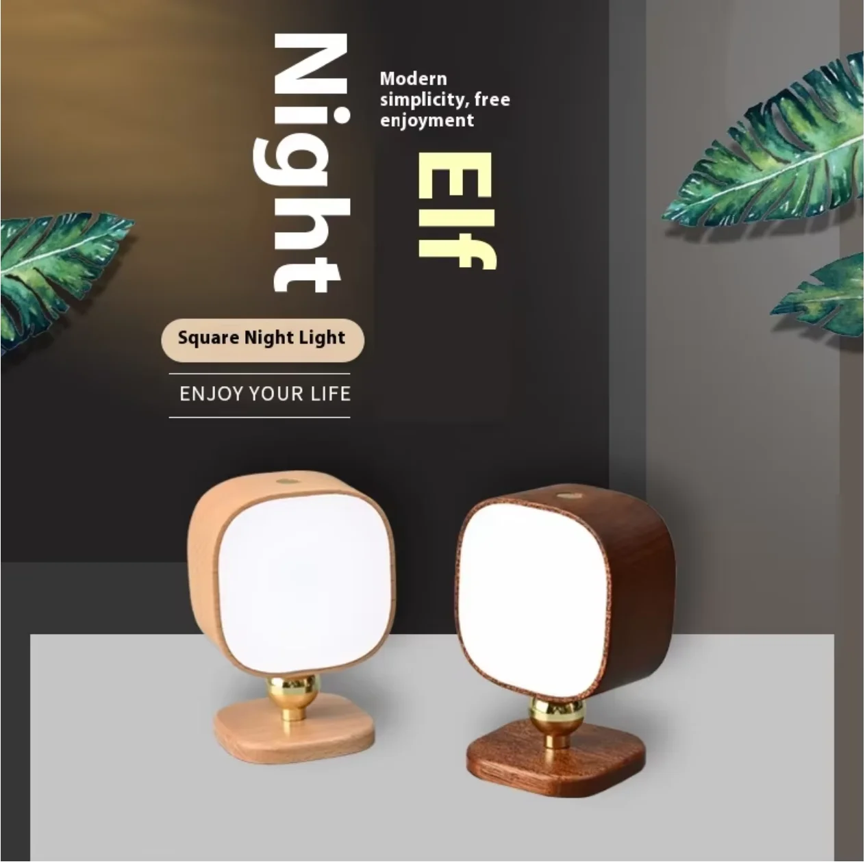 Rechargeable LED Night Light Ornaments Radar Sensing Solid Wood Bedside Lamp Portable Wireless Intelligent Body Sensing
Rechargeable LED Night Light Ornaments Radar Sensing Solid Wood Bedside Lamp Portable Wireless Intelligent Body Sensing