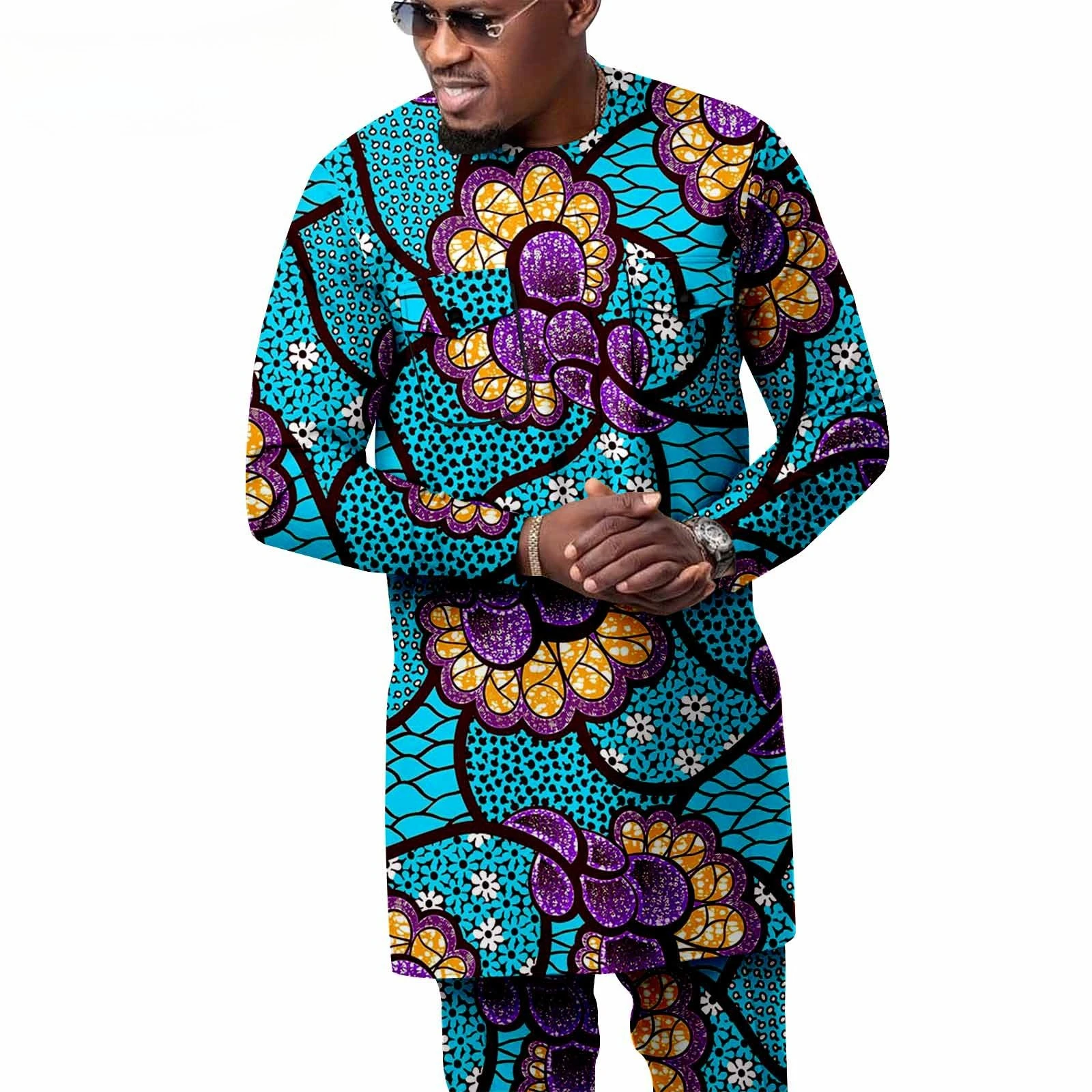 The Latest Men's Suit of 2025 Is A Bestseller. The All-cotton Men's Casual Suit with African Ethnic Prints Is AFRIPRIDE 2416099 
The Latest Men's Suit of 2025 Is A Bestseller. The All-cotton Men's Casual Suit with African Ethnic Prints Is AFRIPRIDE 2416099