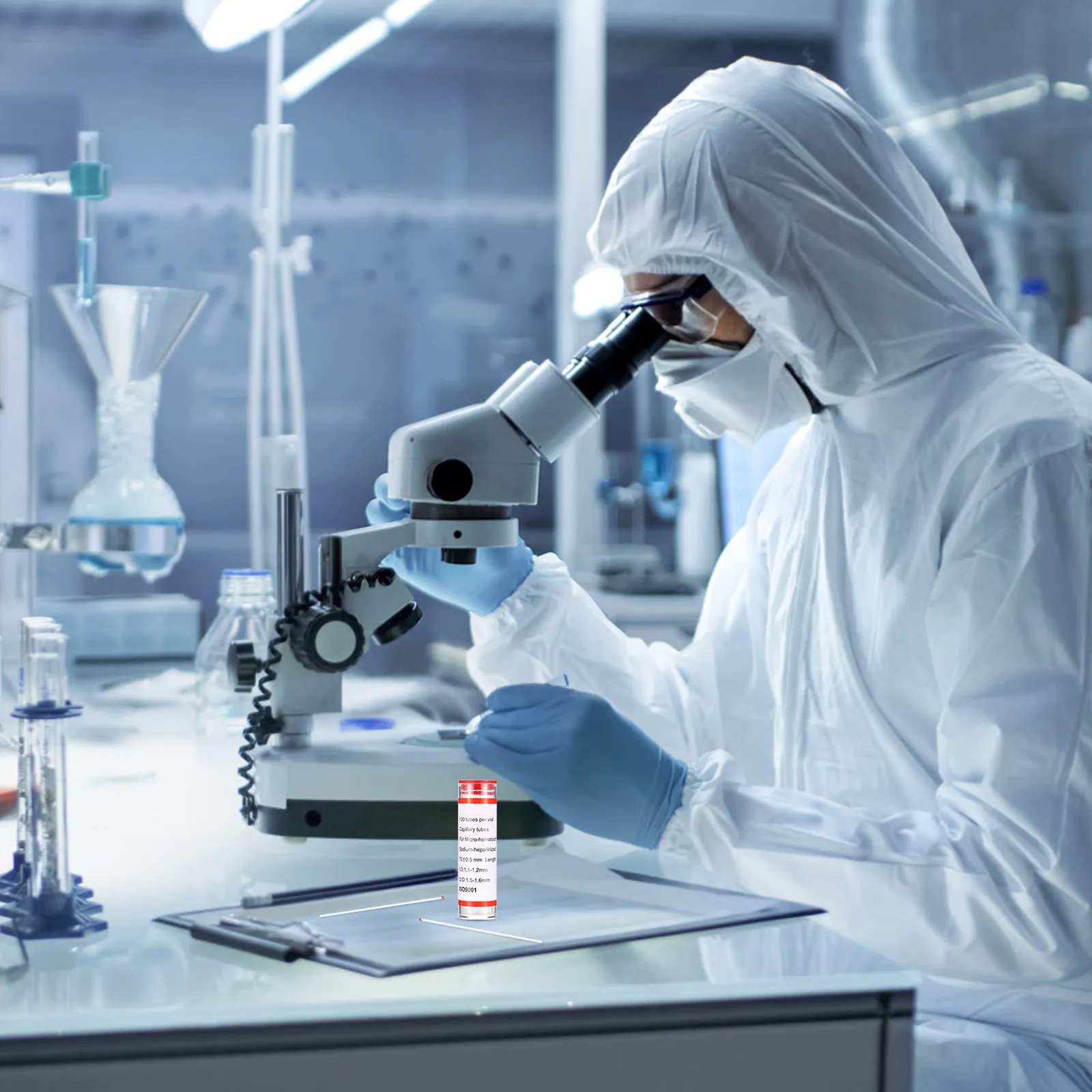 75Mm Capillary Glass Tubes Borosilicate Treated Anticoagulant for Micro Pipette Lab Research Equipment
75Mm Capillary Glass Tubes Borosilicate Treated Anticoagulant for Micro Pipette Lab Research Equipment