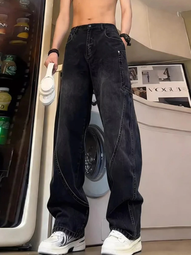 American High Street Sle Men's Straight Leg Jeans Spring Autumn New CleanFit Workwear Trousers Knife Design Casual Pants
American High Street Sle Men's Straight Leg Jeans Spring Autumn New CleanFit Workwear Trousers Knife Design Casual Pants