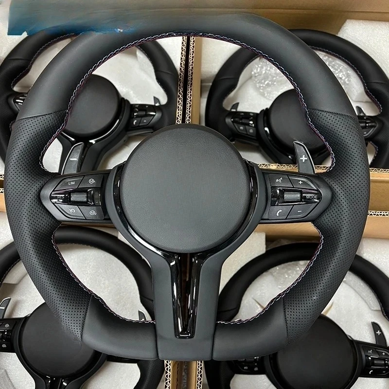 Full Leather D-Shape Upgrade Steering Wheel for X3 X4 M3 F30 F32 M6 F90 3 Series 5 Series F10 X5 F15 X6 F16 Plug and Play
Full Leather D-Shape Upgrade Steering Wheel for X3 X4 M3 F30 F32 M6 F90 3 Series 5 Series F10 X5 F15 X6 F16 Plug and Play
