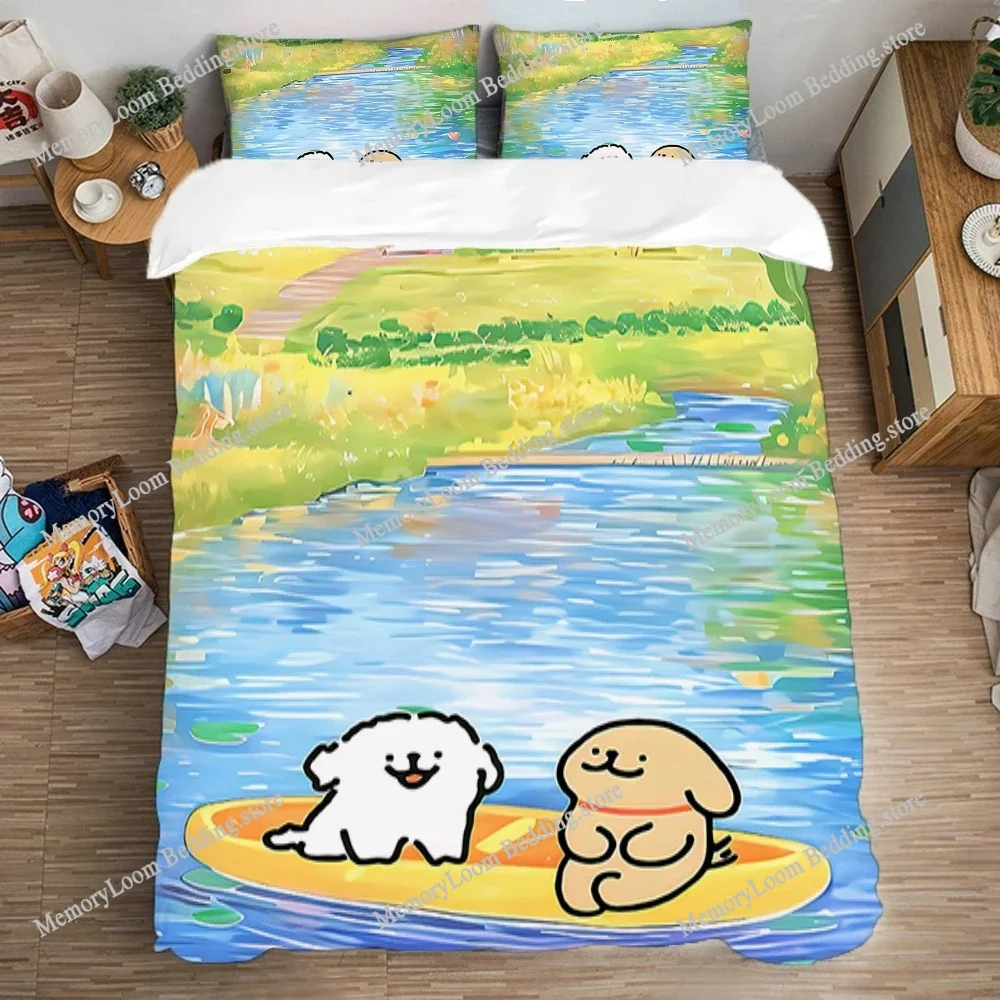 Bedding Set Double Size Cute Doggy Puppy Duvet Cover Set Fashion Queen Bed Comforter Sets Art Pillowcase Linen Quilt Home Garden
Bedding Set Double Size Cute Doggy Puppy Duvet Cover Set Fashion Queen Bed Comforter Sets Art Pillowcase Linen Quilt Home Garden