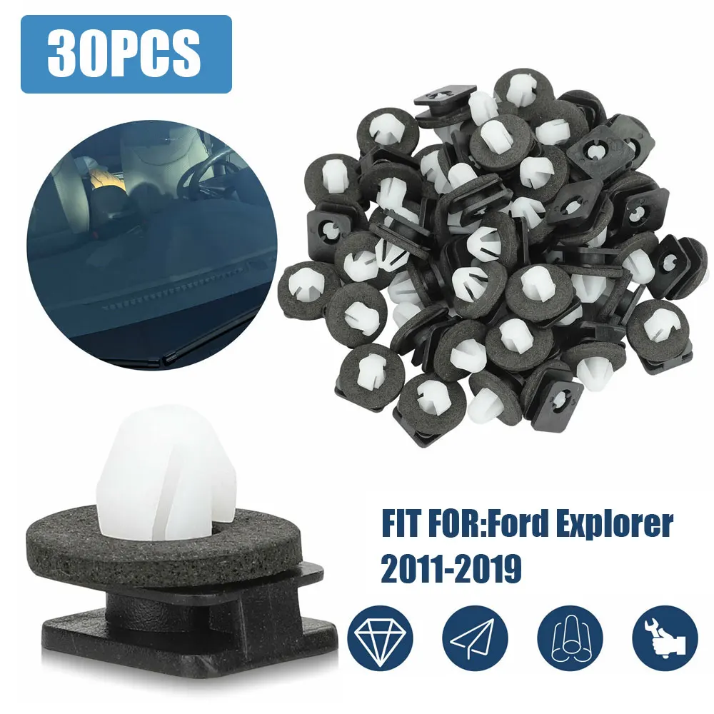 30x A-Pillar Trim Front Windshield Molding Clips Car Window Shield Clip for Ford Explorer 2011-2019 Car Interior Accessories
30x A-Pillar Trim Front Windshield Molding Clips Car Window Shield Clip for Ford Explorer 2011-2019 Car Interior Accessories