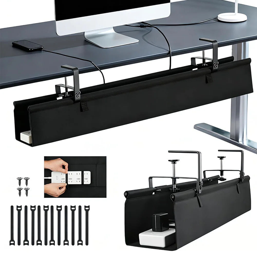 No Drill Under Desk Cable Management Tray Clamp Mount Wire Organizer Cord Hider Box For Power Strip Cables Desk Wire Organizatio
No Drill Under Desk Cable Management Tray Clamp Mount Wire Organizer Cord Hider Box For Power Strip Cables Desk Wire Organizatio