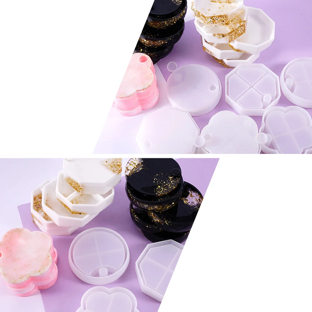 3pcs Rotating Storage Box Mold Silicone For Diy Jewelry Making Easy Demould Non-Stick Craft Baking Epoxy Resin Mold Set
3pcs Rotating Storage Box Mold Silicone For Diy Jewelry Making Easy Demould Non-Stick Craft Baking Epoxy Resin Mold Set