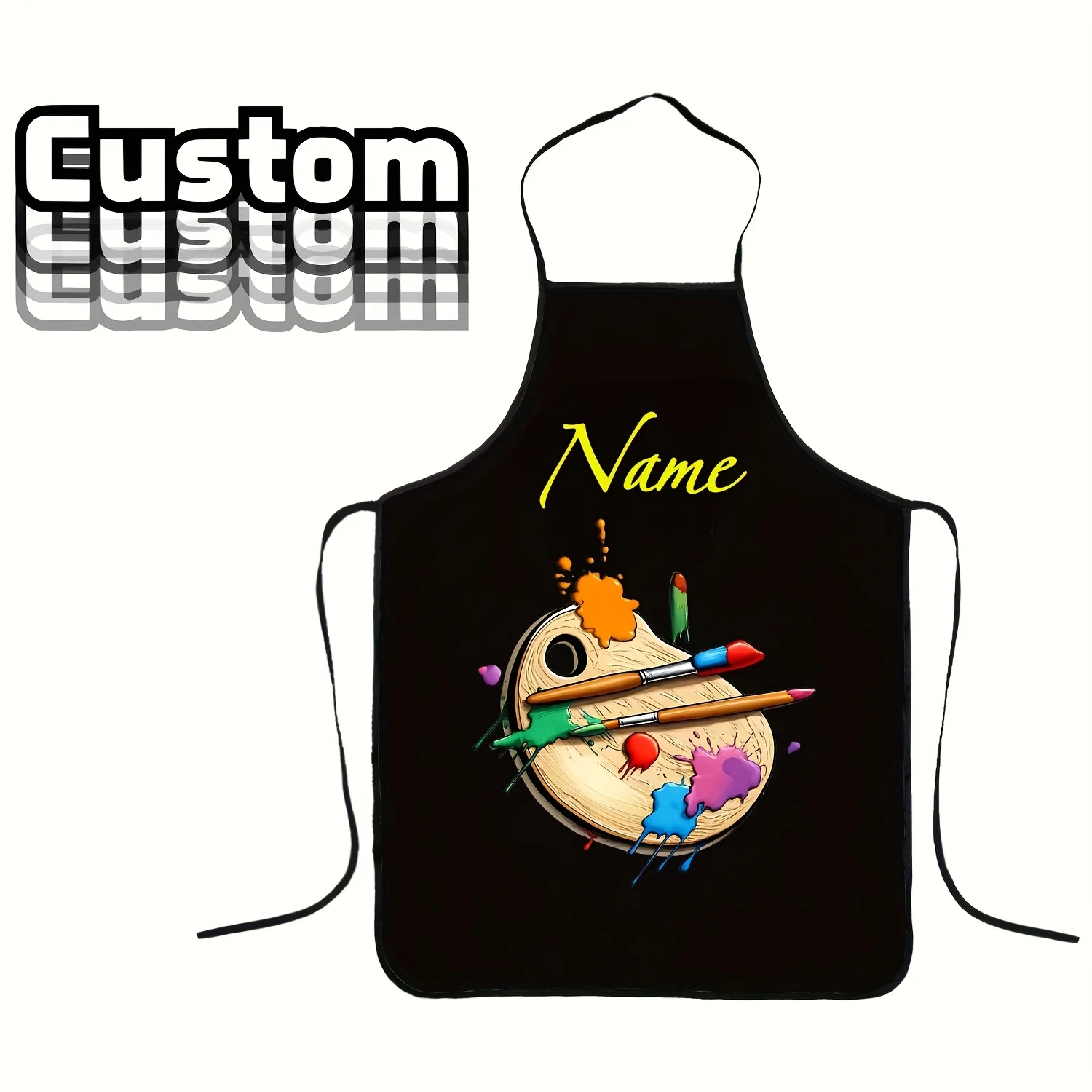 An apron with a painting pattern is very suitable for kitchen work and household cleaning, and it is a holiday gift.
An apron with a painting pattern is very suitable for kitchen work and household cleaning, and it is a holiday gift.