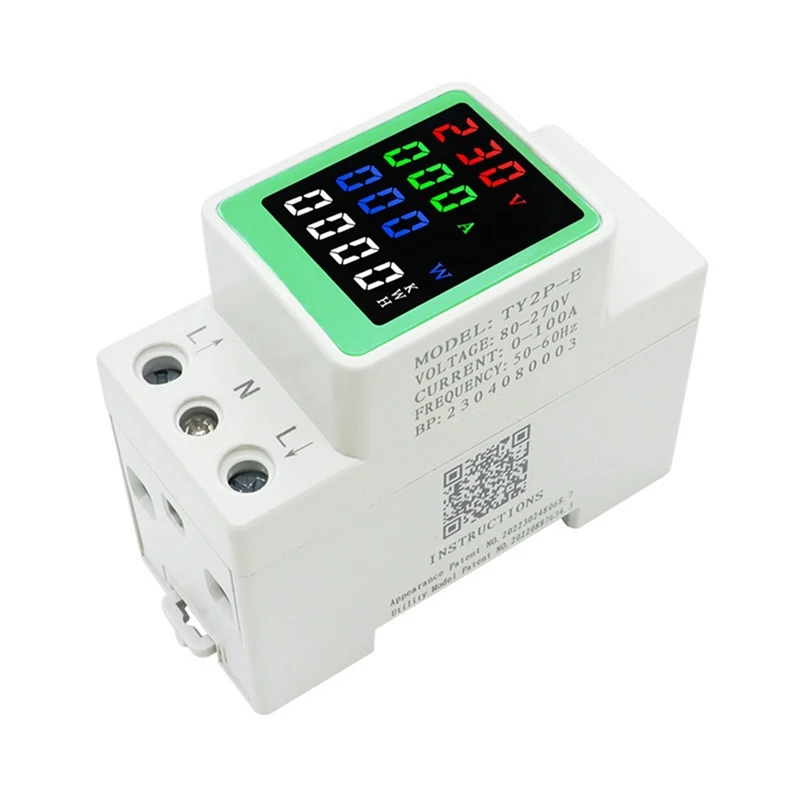 Измеритель тока и напряжения Φ 110V 220V 100A Вольтметр Амперметр ваттметр Din-рейка
Измеритель тока и напряжения Φ 110V 220V 100A Вольтметр Амперметр ваттметр Din-рейка