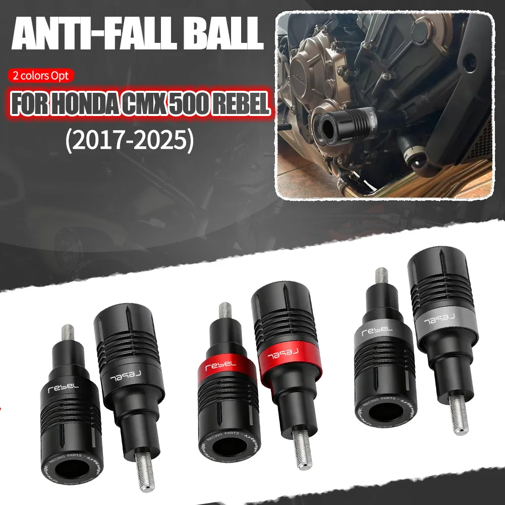 For HONDA Rebel 500 CMX500 Frame Slider Crash Protector CMX 500 2017-2025 Motorcycle Accessories Engine Crash Falling Protection
For HONDA Rebel 500 CMX500 Frame Slider Crash Protector CMX 500 2017-2025 Motorcycle Accessories Engine Crash Falling Protection
