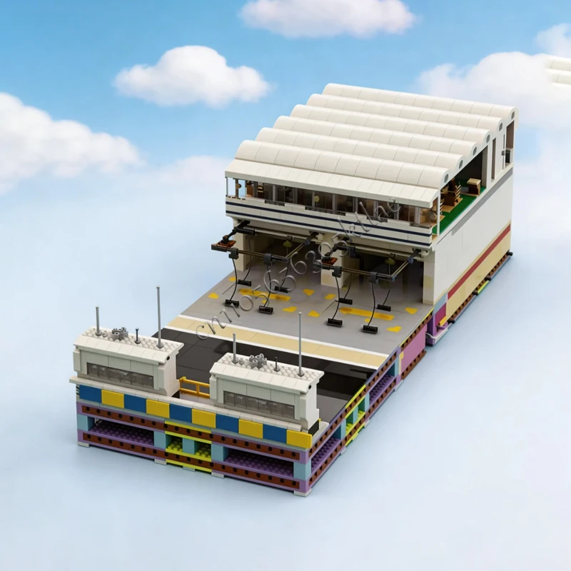 5807 PCS Technology Racing Tunnel Pneumatic Maintenance Station MOC Racer Model Building DIY Block Brick Creative Xmas Boy Gift
5807 PCS Technology Racing Tunnel Pneumatic Maintenance Station MOC Racer Model Building DIY Block Brick Creative Xmas Boy Gift