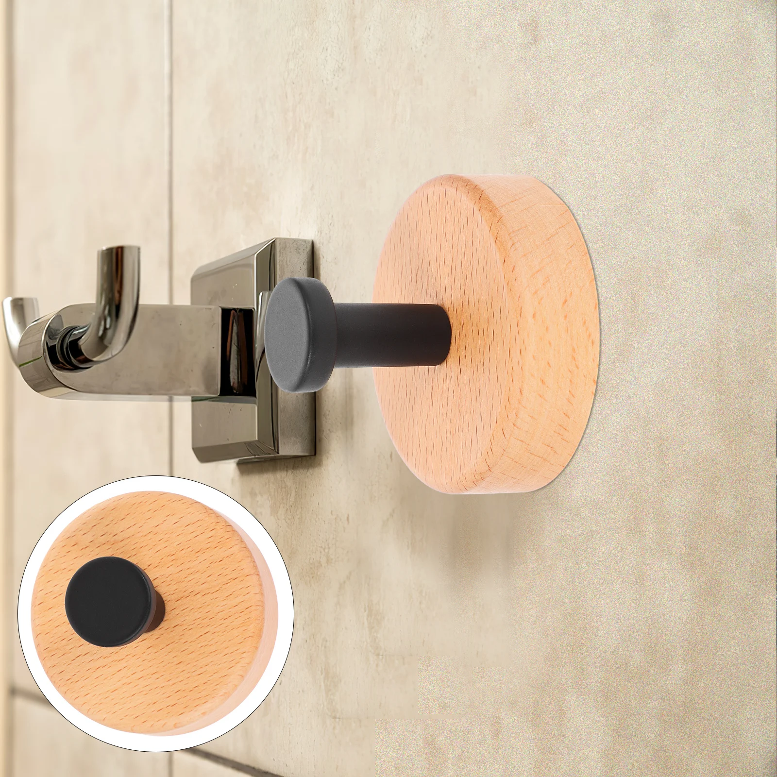 Heavy Duty Wooden Wall Hook Household Clothes Hat Hanger Bathroom Bedroom Coat Keys Organizer Wall Hooks for Hanging
Heavy Duty Wooden Wall Hook Household Clothes Hat Hanger Bathroom Bedroom Coat Keys Organizer Wall Hooks for Hanging