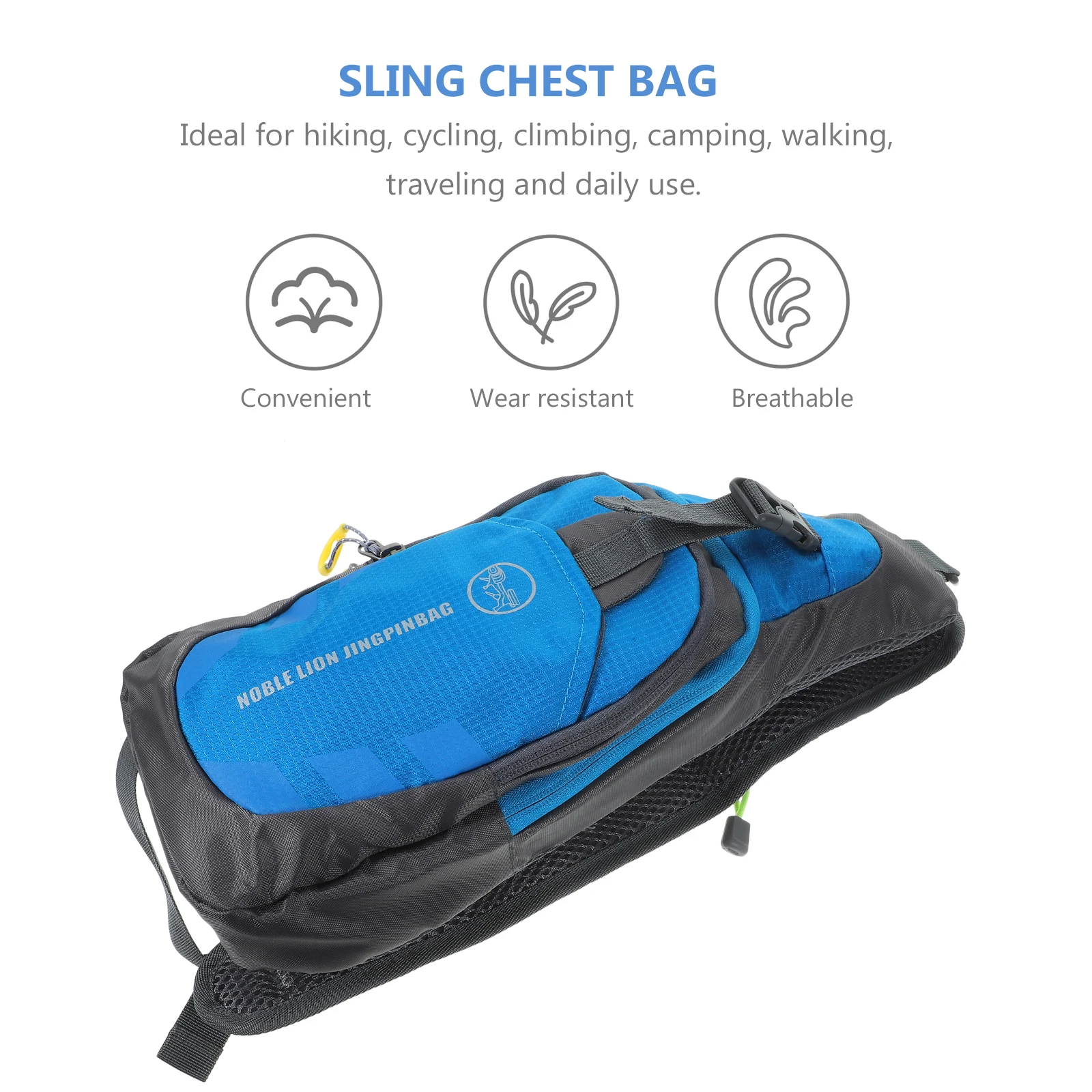 Waterproof Sling Chest Backpack For Hiking Camping Travel Adjustable Crossbody Shoulder Bag Men Women Blue Laptop Accessories
Waterproof Sling Chest Backpack For Hiking Camping Travel Adjustable Crossbody Shoulder Bag Men Women Blue Laptop Accessories