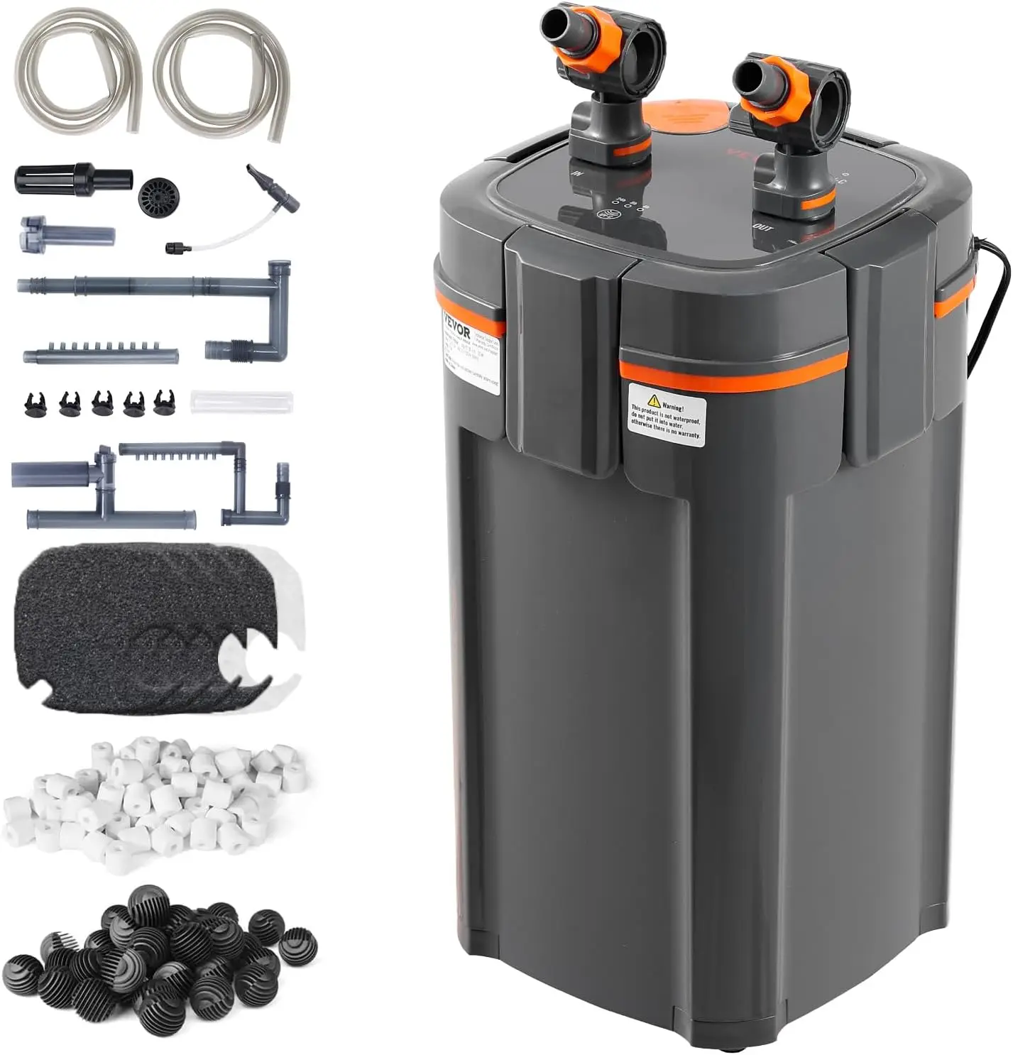 Aquarium Filter 528GPH, 5-Stage Canister Filter 200-250 Gallon, Ultra-Quiet Internal Aquarium Filter
Aquarium Filter 528GPH, 5-Stage Canister Filter 200-250 Gallon, Ultra-Quiet Internal Aquarium Filter