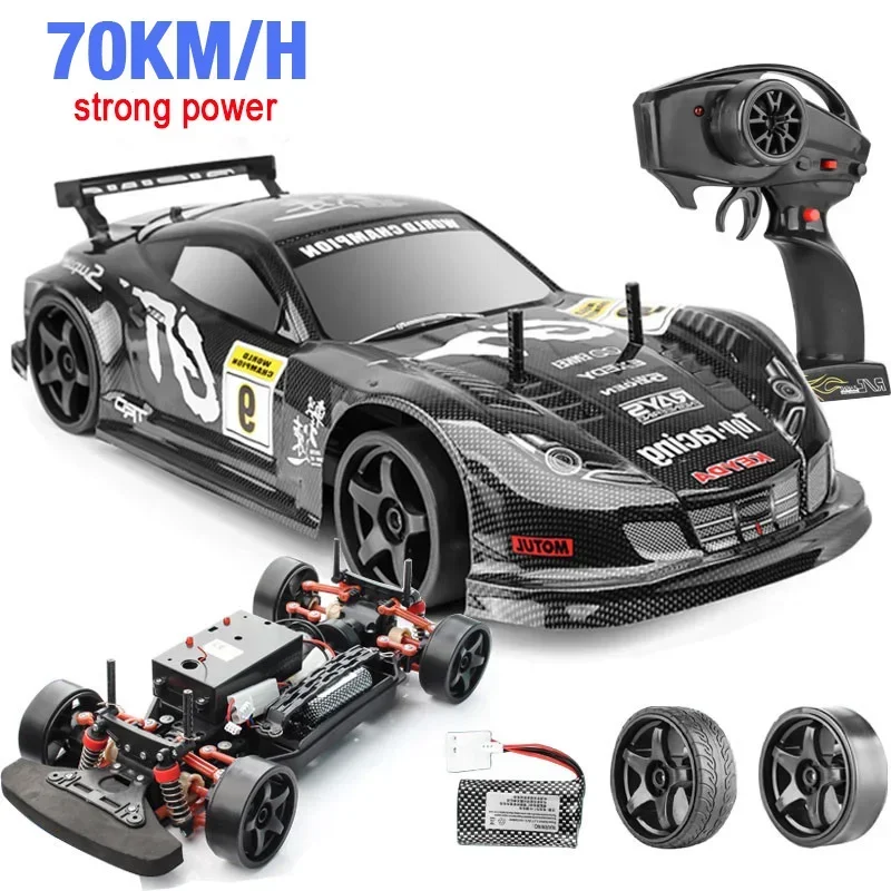 1:10 4WD 70KM/H High Speed Drift RC Car Shock Absorber Anti-collision Off-road Racing Remote Control Car Toys For Children Gifts
1:10 4WD 70KM/H High Speed Drift RC Car Shock Absorber Anti-collision Off-road Racing Remote Control Car Toys For Children Gifts