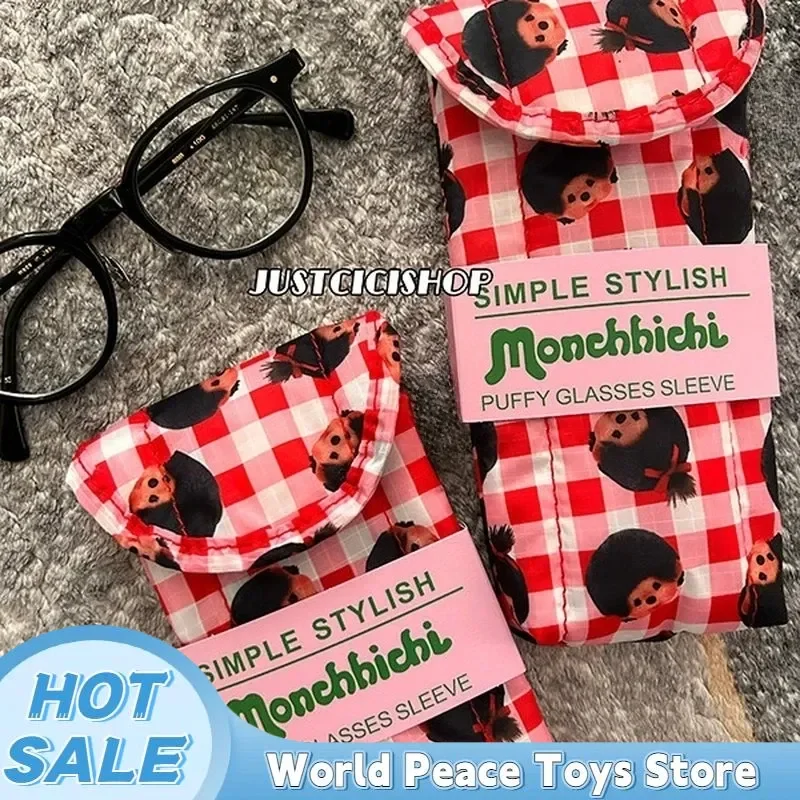 Cute Japanese Monchhichi Sunglasses Sunglasses Cartoon Storage Bag Clip Cotton Glasses Protective Pouch Eyewear Inner Liner Case
Cute Japanese Monchhichi Sunglasses Sunglasses Cartoon Storage Bag Clip Cotton Glasses Protective Pouch Eyewear Inner Liner Case