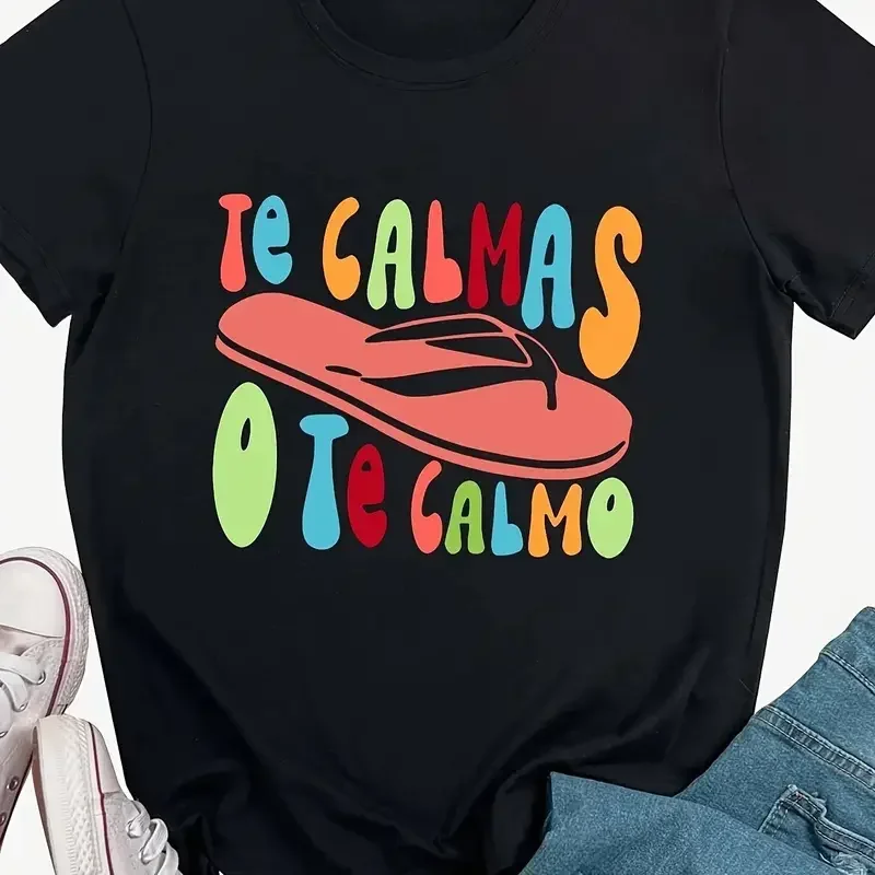 Flip Flop Print Crew Neck T-Shirt Casual Short Sleeve Top Summer Women's Clothing Funny Tee Shirt Tops y2k top
Flip Flop Print Crew Neck T-Shirt Casual Short Sleeve Top Summer Women's Clothing Funny Tee Shirt Tops y2k top