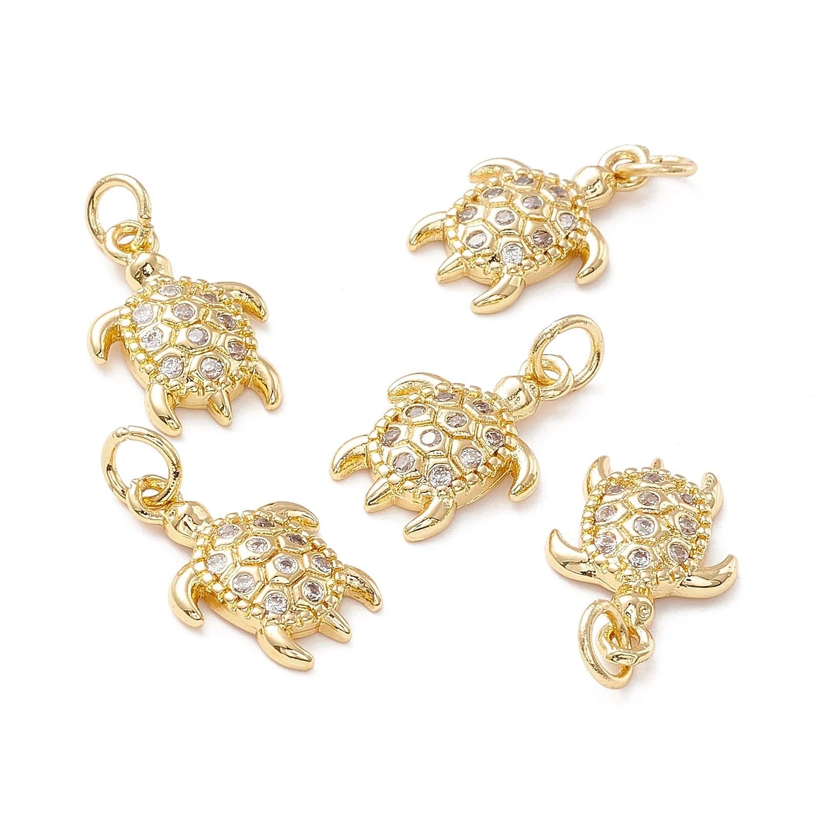 Pandahall 5pcs Turtle Tortoise Pendant Brass Cubic Zirconia Animal Charms For Jewelry Bracelet Necklace Making DIY Accessories
Pandahall 5pcs Turtle Tortoise Pendant Brass Cubic Zirconia Animal Charms For Jewelry Bracelet Necklace Making DIY Accessories