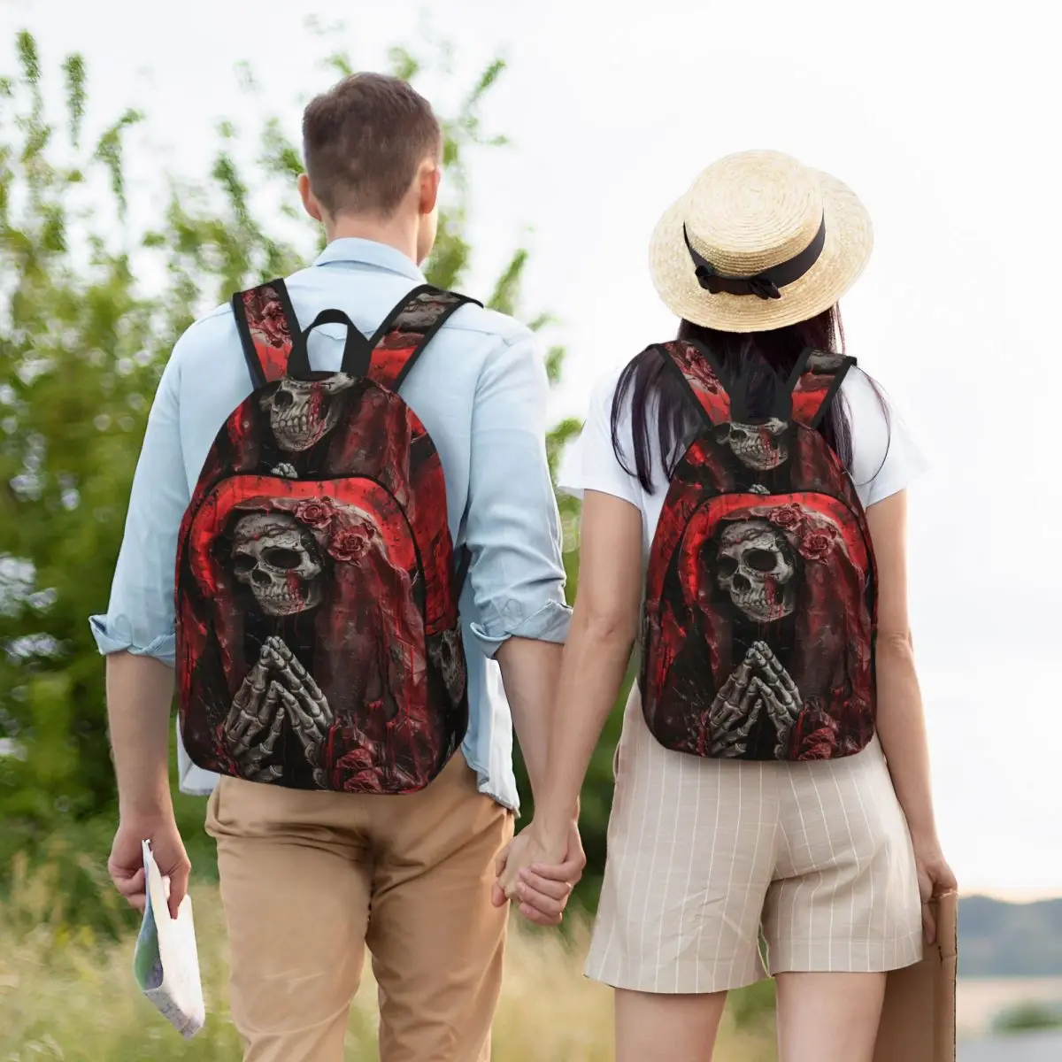 Santa Muerte Saint Death Goth Mexican Muertos Skull Student Backpack School Bag Hiking Travel Daypack for Bookbag Shoulder Bags
Santa Muerte Saint Death Goth Mexican Muertos Skull Student Backpack School Bag Hiking Travel Daypack for Bookbag Shoulder Bags