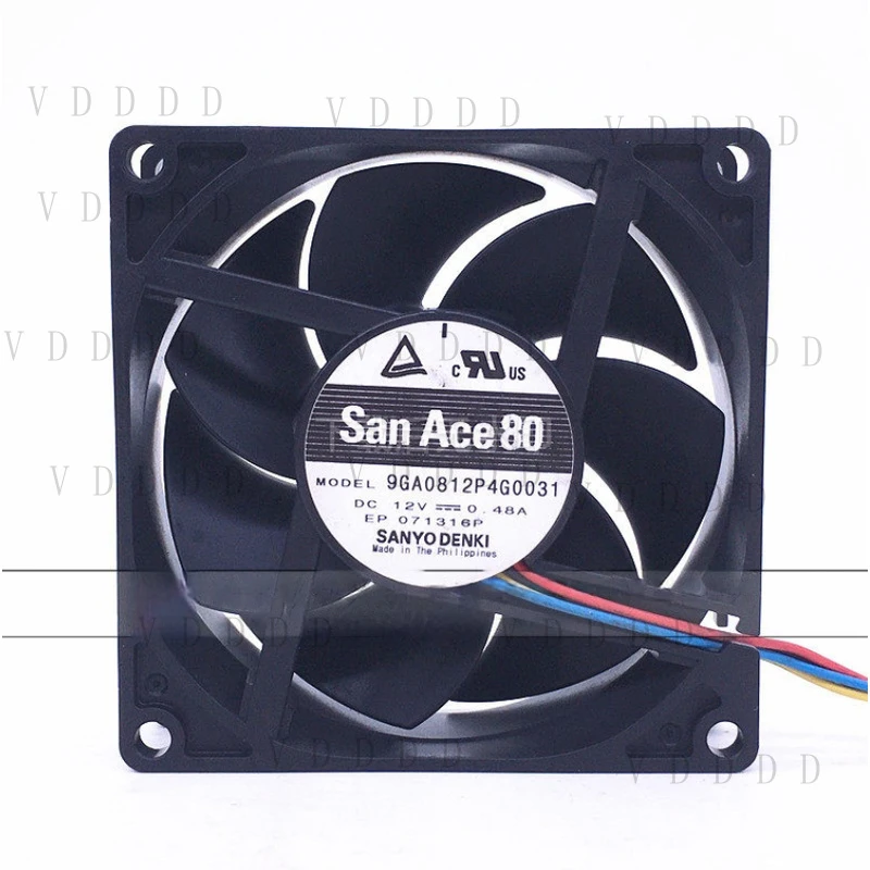 LL FOR 1PCS Sanyo 9GA0812P4G0031 DC12V 0.48A 4-wire cooling fan 8cm 8025
LL FOR 1PCS Sanyo 9GA0812P4G0031 DC12V 0.48A 4-wire cooling fan 8cm 8025