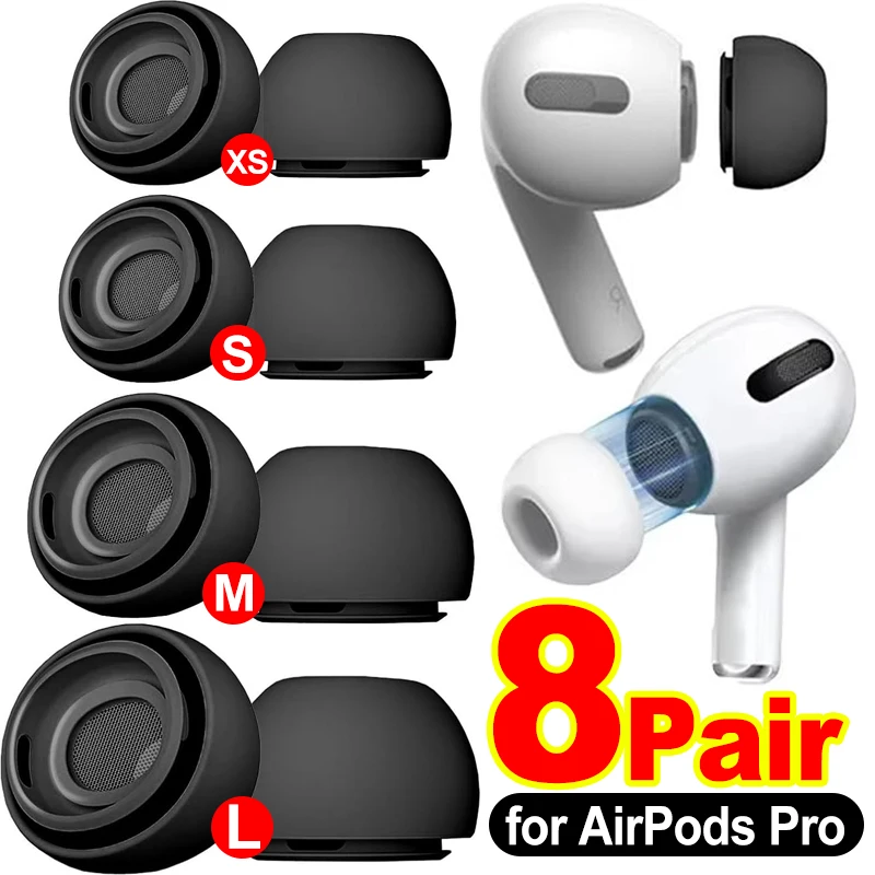 Силиконовые насадки для наушников Apple Airpods Pro 1st 2nd с шумоподавляющим отверстием XS S M L Беруши для Airpods Pro
Силиконовые насадки для наушников Apple Airpods Pro 1st 2nd с шумоподавляющим отверстием XS S M L Беруши для Airpods Pro