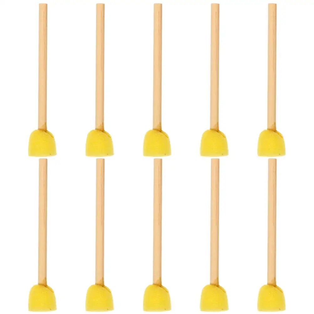100pcs Painting Brushes Sponge Tools Round Wooden Handles 1.5cm DIY Kids School Foam Brush Multicolor Yellow Pen
100pcs Painting Brushes Sponge Tools Round Wooden Handles 1.5cm DIY Kids School Foam Brush Multicolor Yellow Pen