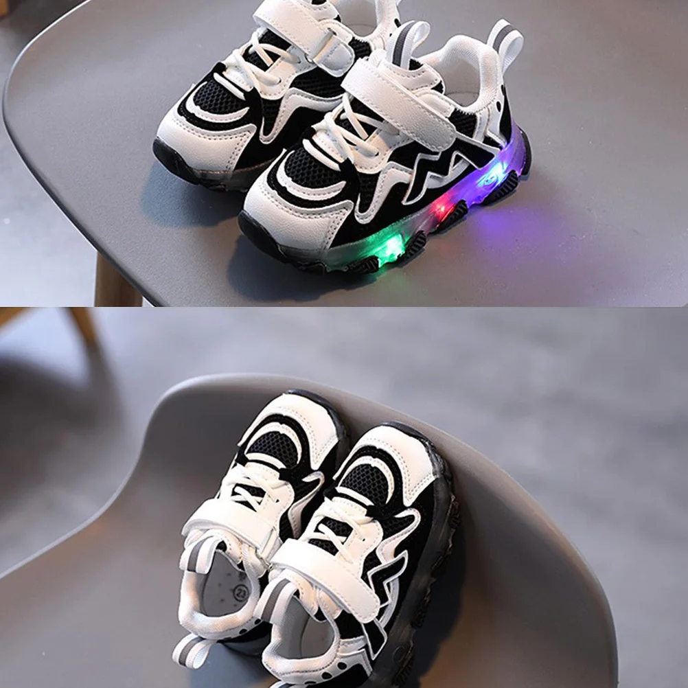 1 пара кроссовок со светодиодной подсветкой для детей, модная светящаяся обувь, нескользящая подошва из ТПР, удобная посадка, всесезонное использование на открытом воздухе
1 пара кроссовок со светодиодной подсветкой для детей, модная светящаяся обувь, нескользящая подошва из ТПР, удобная посадка, всесезонное использование на открытом воздухе