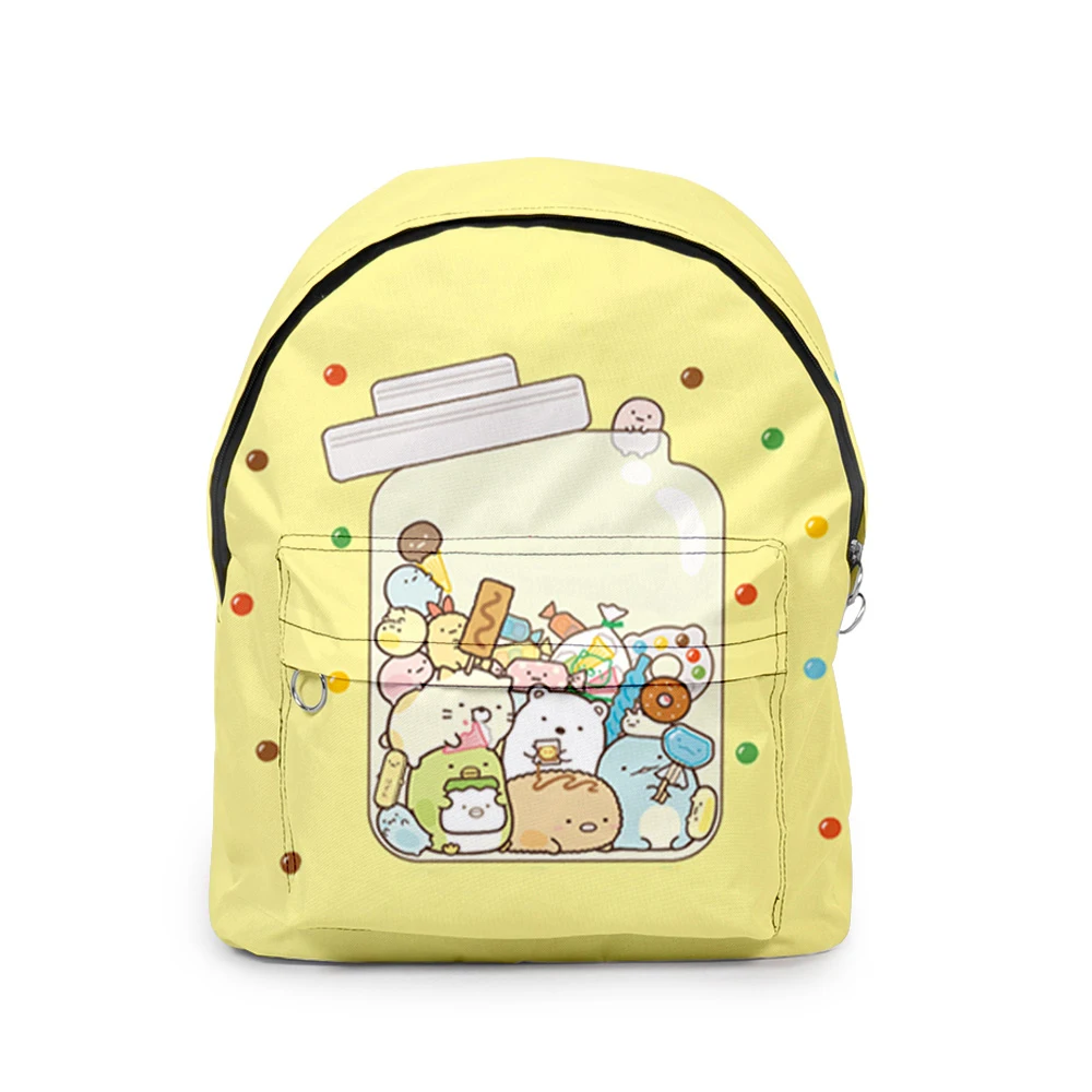 Классические популярные забавные студенческие рюкзаки Sumikkogurashi для книг, рюкзаки для ноутбука, водонепроницаемые дорожные рюкзаки из ткани Оксфорд с 3D-принтом для мальчиков и девочек
Классические популярные забавные студенческие рюкзаки Sumikkogurashi для книг, рюкзаки для ноутбука, водонепроницаемые дорожные рюкзаки из ткани Оксфорд с 3D-принтом для мальчиков и девочек