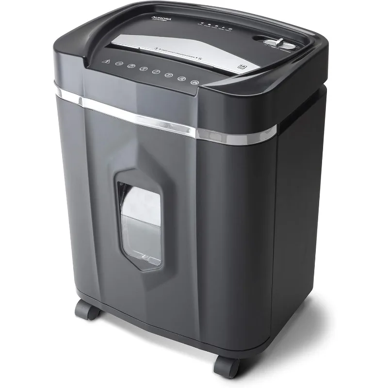 AU1210MA Professional Grade High Security 12-Sheet Micro-Cut Paper/CD and Credit Card/ 60 Minutes Continuous Run Time Shredder
AU1210MA Professional Grade High Security 12-Sheet Micro-Cut Paper/CD and Credit Card/ 60 Minutes Continuous Run Time Shredder