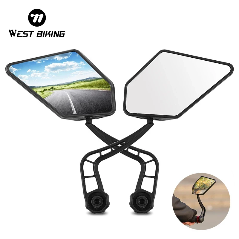 WEST BIKING Bicycle Rearview 360 Rotate Safety Adjustable Cycling Rear View MTB Road Bicycle Handlebar Mirrors Bike Accessories
WEST BIKING Bicycle Rearview 360 Rotate Safety Adjustable Cycling Rear View MTB Road Bicycle Handlebar Mirrors Bike Accessories