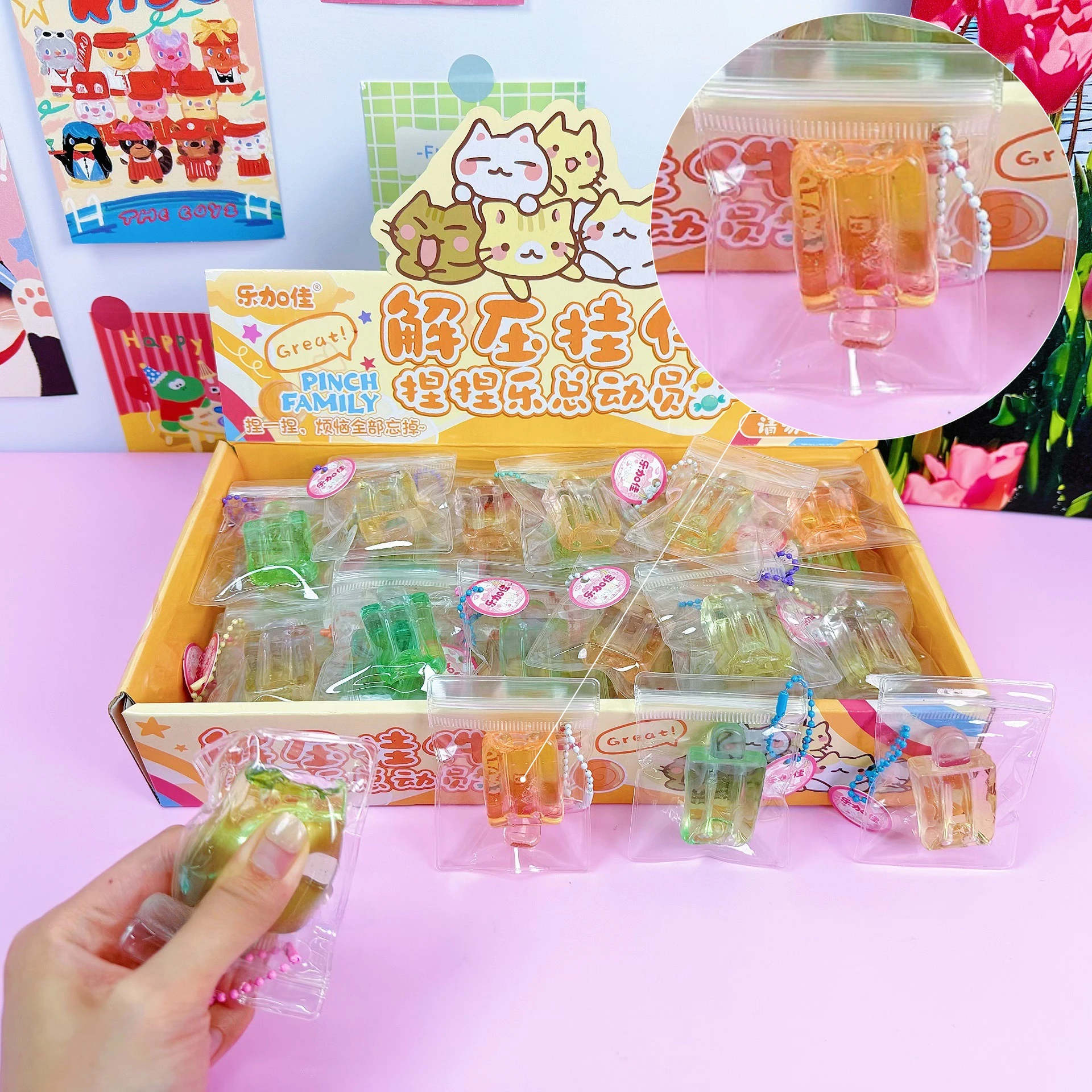 Mini Crystal Popsicle Squishy Ice Cream Stress Relief Toy, Squeezable, Venting, Relieve Anxiety Stress Relief Vent Toys Gift
Mini Crystal Popsicle Squishy Ice Cream Stress Relief Toy, Squeezable, Venting, Relieve Anxiety Stress Relief Vent Toys Gift