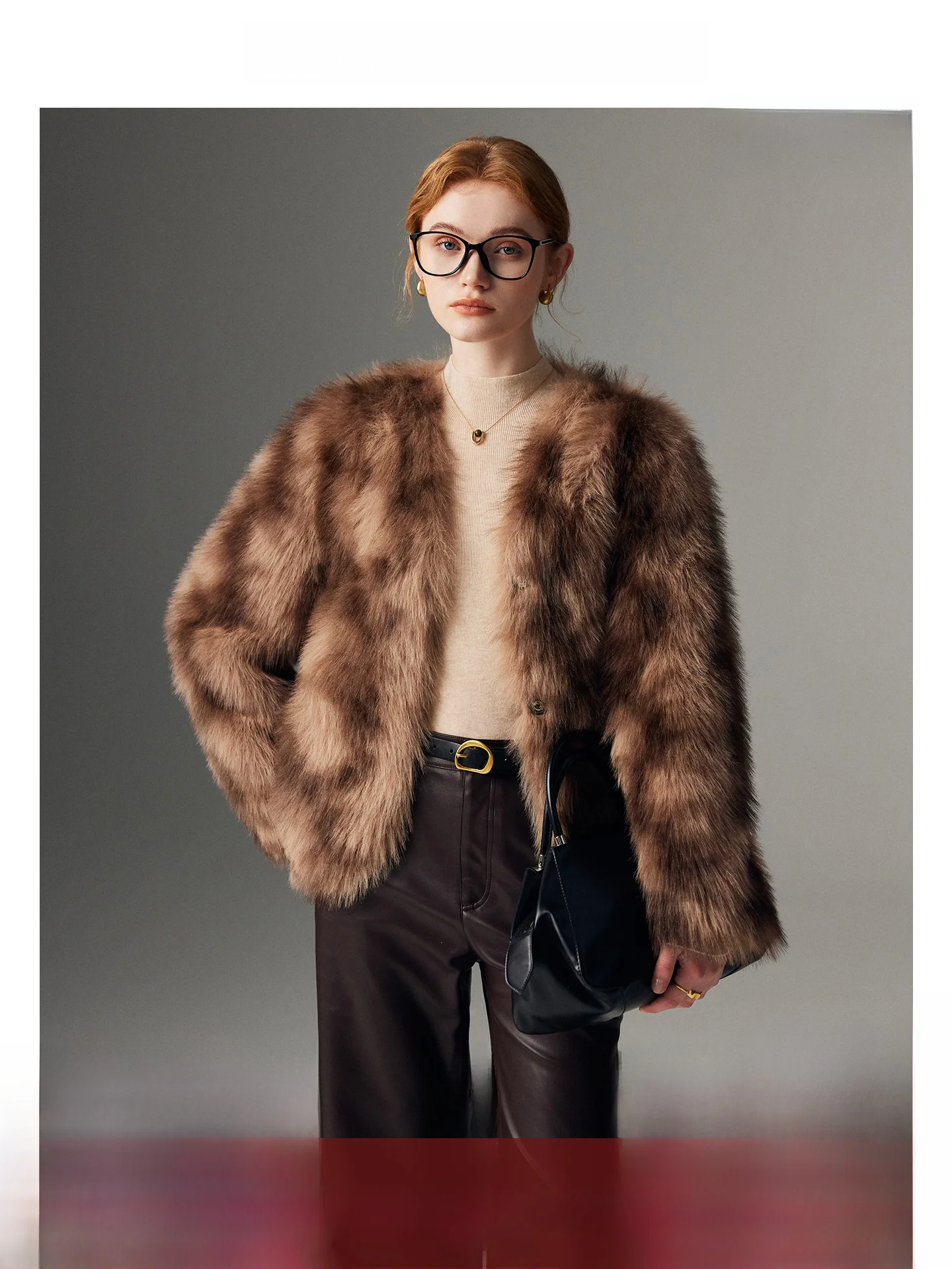 Eco-Friendly Fur adient Dyeing Women's Coat Young And Luxury Simulation Fur Outerwear ort Sle V-Ne Long Sve
Eco-Friendly Fur adient Dyeing Women's Coat Young And Luxury Simulation Fur Outerwear ort Sle V-Ne Long Sve