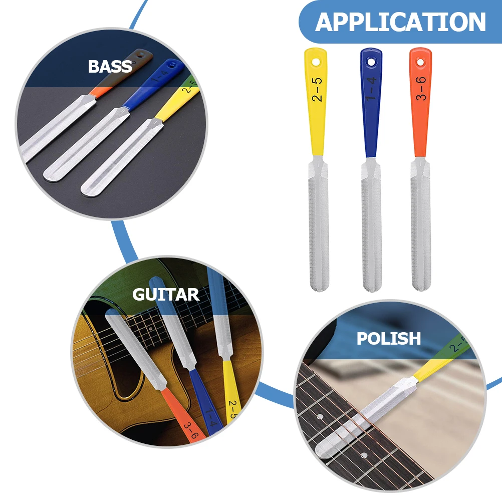 1 set Guitar Nut Files Fingerboard File Electric Bass Slotting Tools Alloy Accessories Precision Manufactured Rubber Handles
1 set Guitar Nut Files Fingerboard File Electric Bass Slotting Tools Alloy Accessories Precision Manufactured Rubber Handles