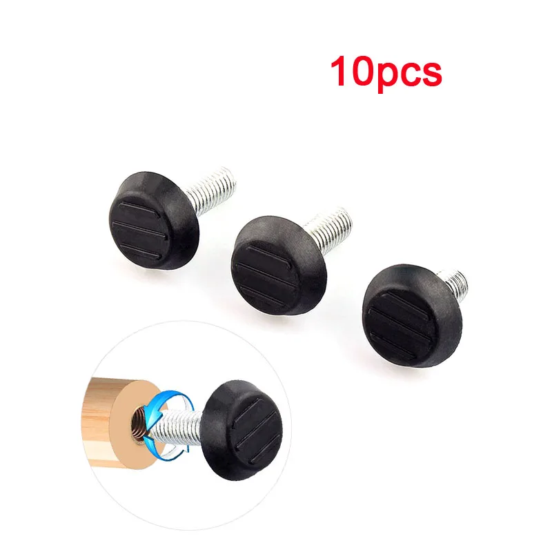 10Pcs/lot Black Home Metal Adjustable Feet Pad Screw M6 M8 Furniture Leg Table Leveling Feet Pad Screw Threaded Stem Feet Pad
10Pcs/lot Black Home Metal Adjustable Feet Pad Screw M6 M8 Furniture Leg Table Leveling Feet Pad Screw Threaded Stem Feet Pad