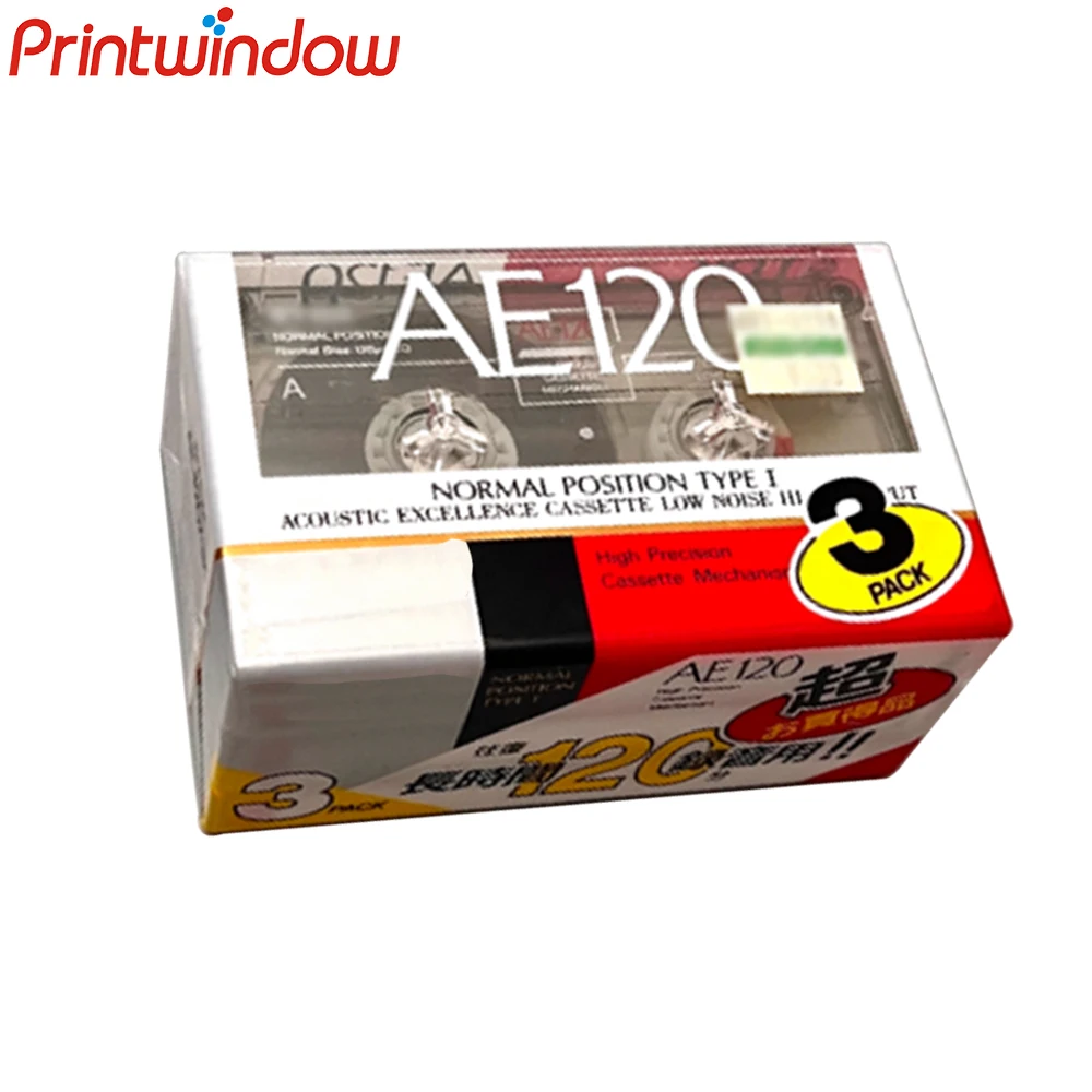 3 Pack Original Type I Blank Cassette Japan New Sealed 1989 Version for TDK AE 120 Minutes Screw Type
3 Pack Original Type I Blank Cassette Japan New Sealed 1989 Version for TDK AE 120 Minutes Screw Type