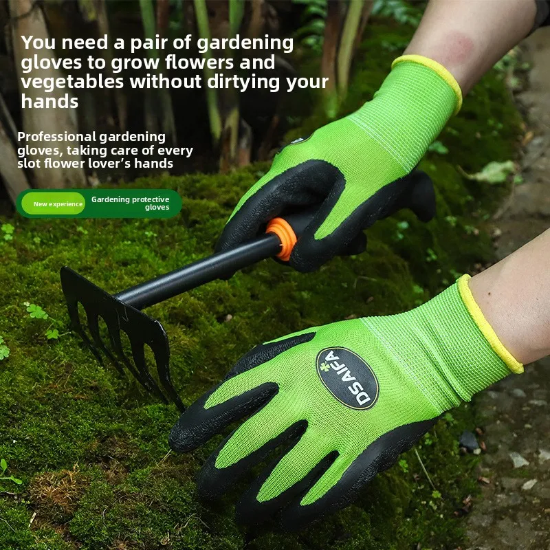 Household Gardening Protective Gloves for Flower Planting Anti-puncture Anti-stab Comfortable Anti-slip Waterproof Work Gloves
Household Gardening Protective Gloves for Flower Planting Anti-puncture Anti-stab Comfortable Anti-slip Waterproof Work Gloves