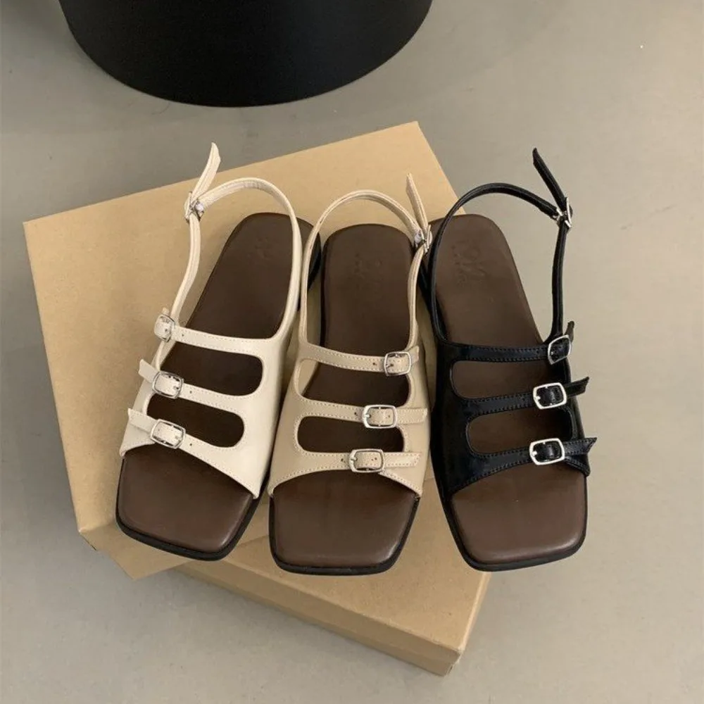All Match Anti Slip Flat Sandals Women Anti Odor PU Slides Slippers Shoes Metal Decoration Footwear Platform Flip Flops Summer
All Match Anti Slip Flat Sandals Women Anti Odor PU Slides Slippers Shoes Metal Decoration Footwear Platform Flip Flops Summer