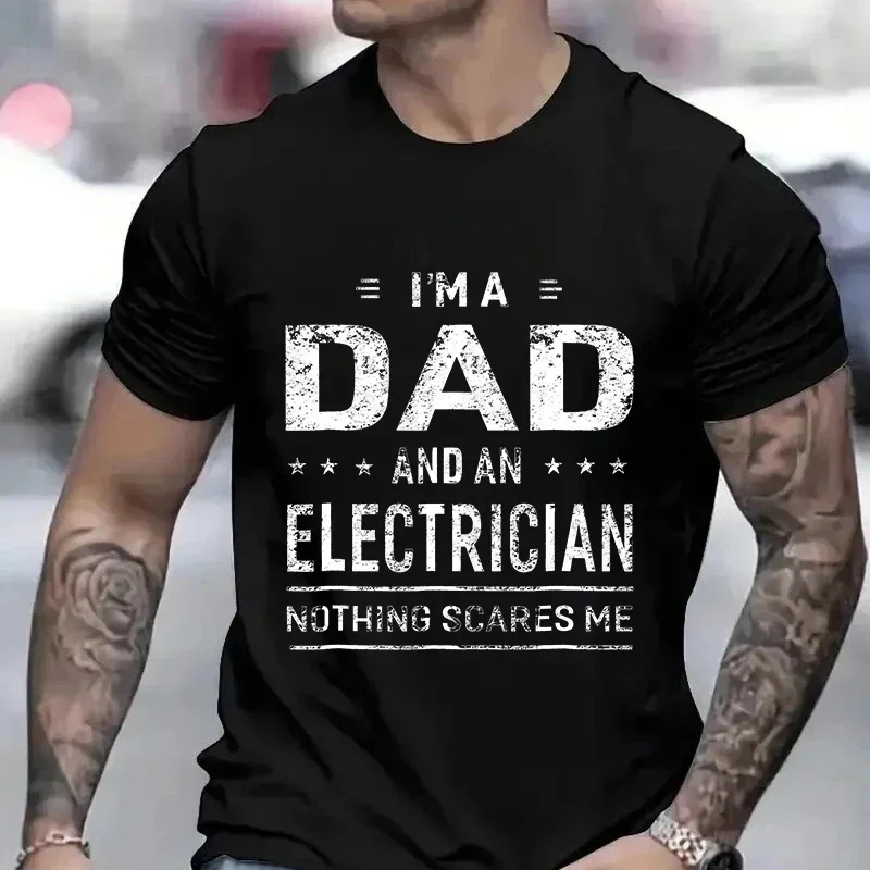 Fun monogram print T-shirt, men's summer casual fashion short sleeve 100% cotton top
Fun monogram print T-shirt, men's summer casual fashion short sleeve 100% cotton top