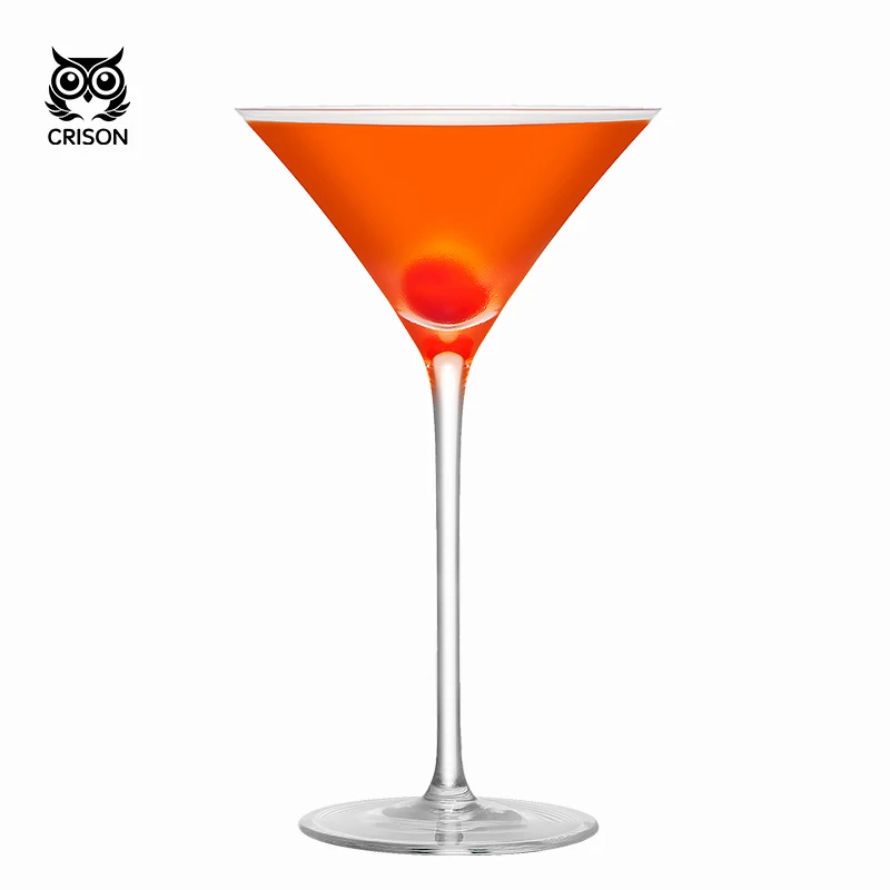 CRISON MT1801 Crystal Glass Martini Cocktail Glass for Cosmopolitan Manhattan Daiquiri Bartender Supplies
CRISON MT1801 Crystal Glass Martini Cocktail Glass for Cosmopolitan Manhattan Daiquiri Bartender Supplies