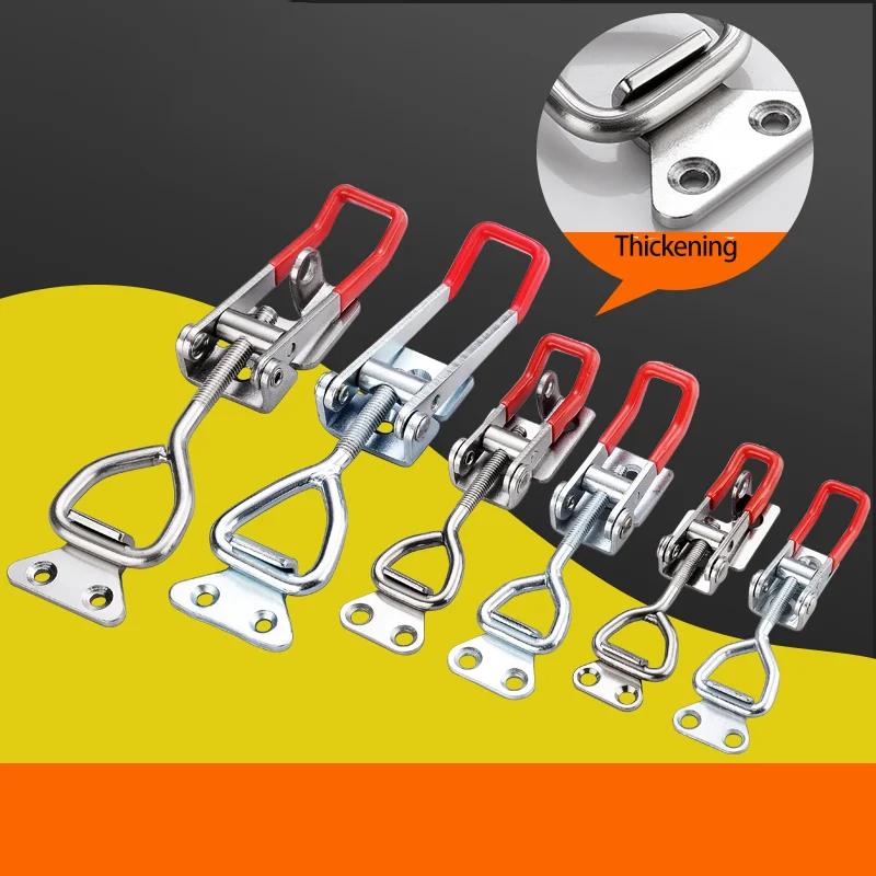 2 pcs Wholesale Heavy Adjustable Buckle Lock Clamp Box Buckle Door Bolt Type Quick Clamp Accessory Horizontal Catch Clas Toolbox
2 pcs Wholesale Heavy Adjustable Buckle Lock Clamp Box Buckle Door Bolt Type Quick Clamp Accessory Horizontal Catch Clas Toolbox