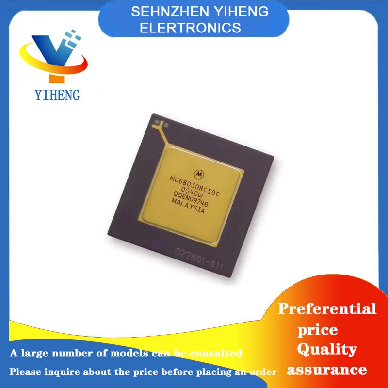 MC68030RC50C 100% новые оригинальные электронные компоненты интегральной схемы Прямая оплата
MC68030RC50C 100% новые оригинальные электронные компоненты интегральной схемы Прямая оплата