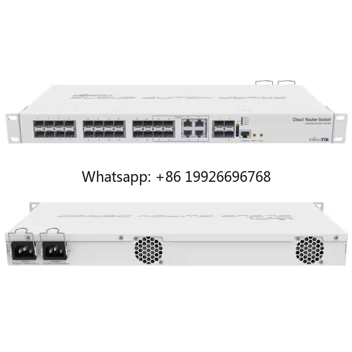 MikroTik CRS328-4C-20S-4S+RM Networking 28-port Poe Switch 10ge Sfp+ 1u Smart Switch
MikroTik CRS328-4C-20S-4S+RM Networking 28-port Poe Switch 10ge Sfp+ 1u Smart Switch