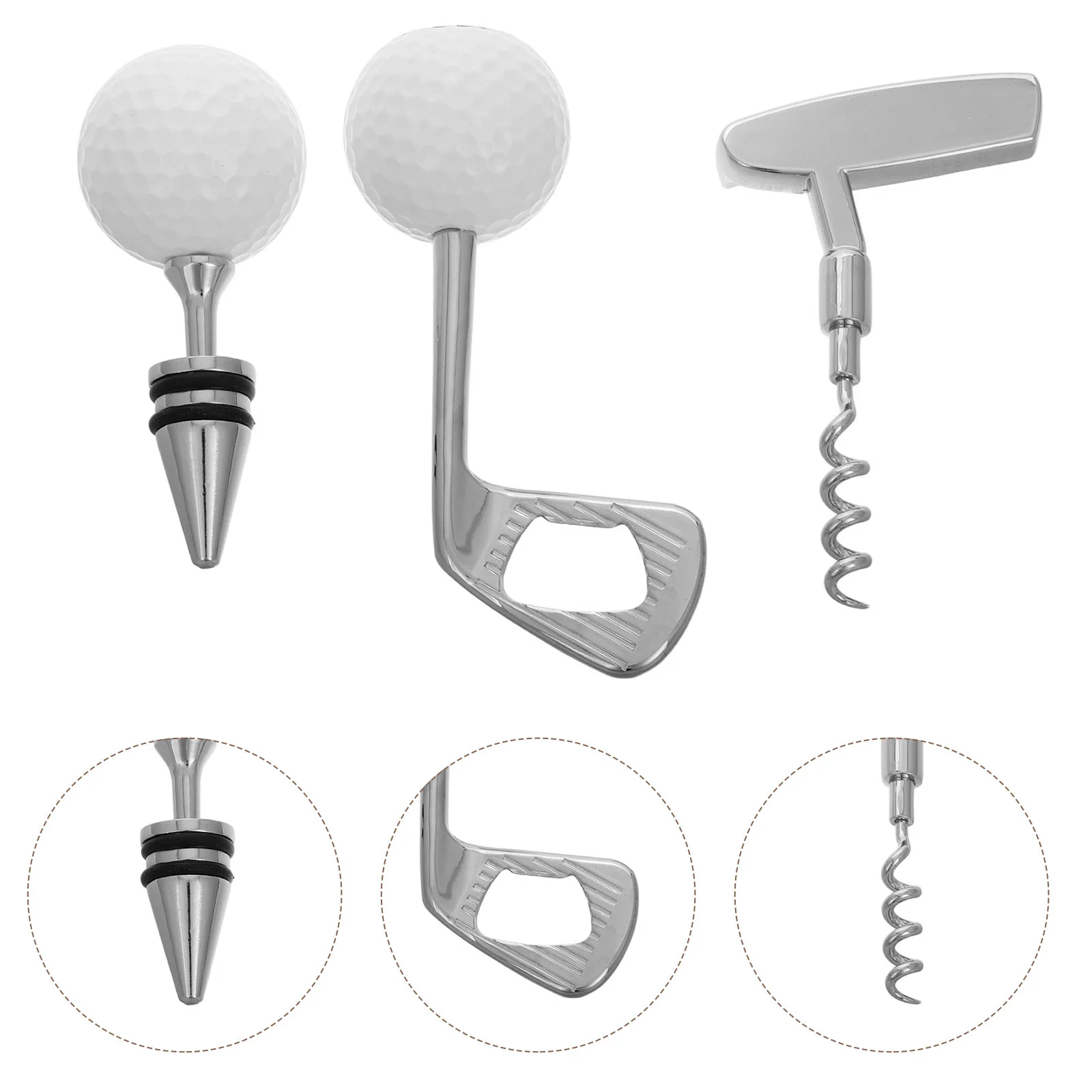 1 Set Novelty Golf Ball Effectively Stopper Golf Ball Red Opener Beverage Bottle Stoppers Corkscrew Opener
1 Set Novelty Golf Ball Effectively Stopper Golf Ball Red Opener Beverage Bottle Stoppers Corkscrew Opener