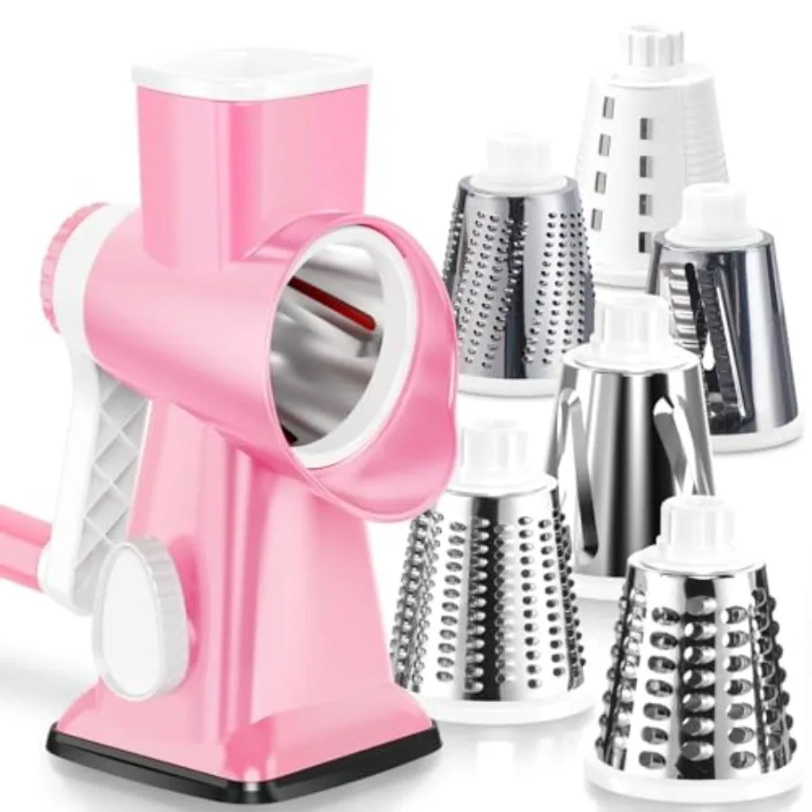 Rotary Cheese Grater Pro - Shder Crkle Slicer Grder Ice Shaver Stable Suction Time-saving Easy Use and Clean Safe Morden Kitche
Rotary Cheese Grater Pro - Shder Crkle Slicer Grder Ice Shaver Stable Suction Time-saving Easy Use and Clean Safe Morden Kitche