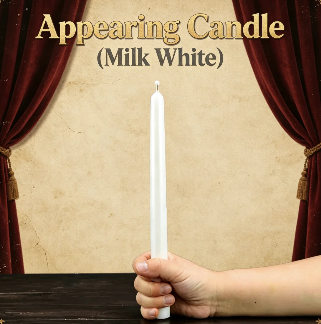 Stage Magic Tricks Appearing Candle (Milk White) Spring-loaded Candle Production Magia Classic Illusions Gimmicks Mentalism Prop
Stage Magic Tricks Appearing Candle (Milk White) Spring-loaded Candle Production Magia Classic Illusions Gimmicks Mentalism Prop