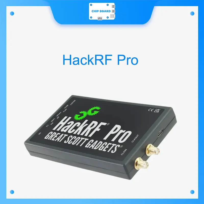 HackRF Pro - Open Source SDR Platform, 100kHz-6GHz, Full Duplex, Portable RF Analyzer
HackRF Pro - Open Source SDR Platform, 100kHz-6GHz, Full Duplex, Portable RF Analyzer