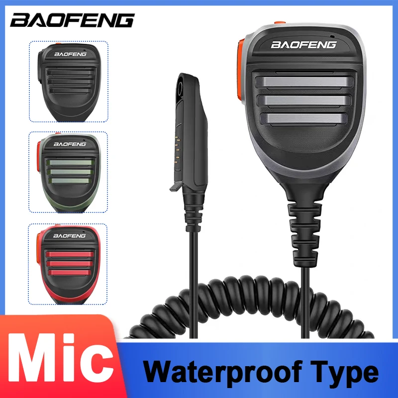 Baofeng UV 9R Walkie Talkie PTT Speaker Mic Waterproof Type Microphone For UV9R Pro Plus UV68 Pro Max V2 UV S22 Pro V2 Ham Radio
Baofeng UV 9R Walkie Talkie PTT Speaker Mic Waterproof Type Microphone For UV9R Pro Plus UV68 Pro Max V2 UV S22 Pro V2 Ham Radio