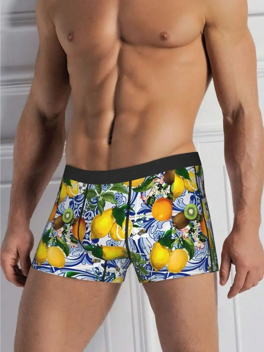 Mens Boxer Briefs Soft Stretch Fabric Tropical Print Comfortable Fit
Mens Boxer Briefs Soft Stretch Fabric Tropical Print Comfortable Fit
