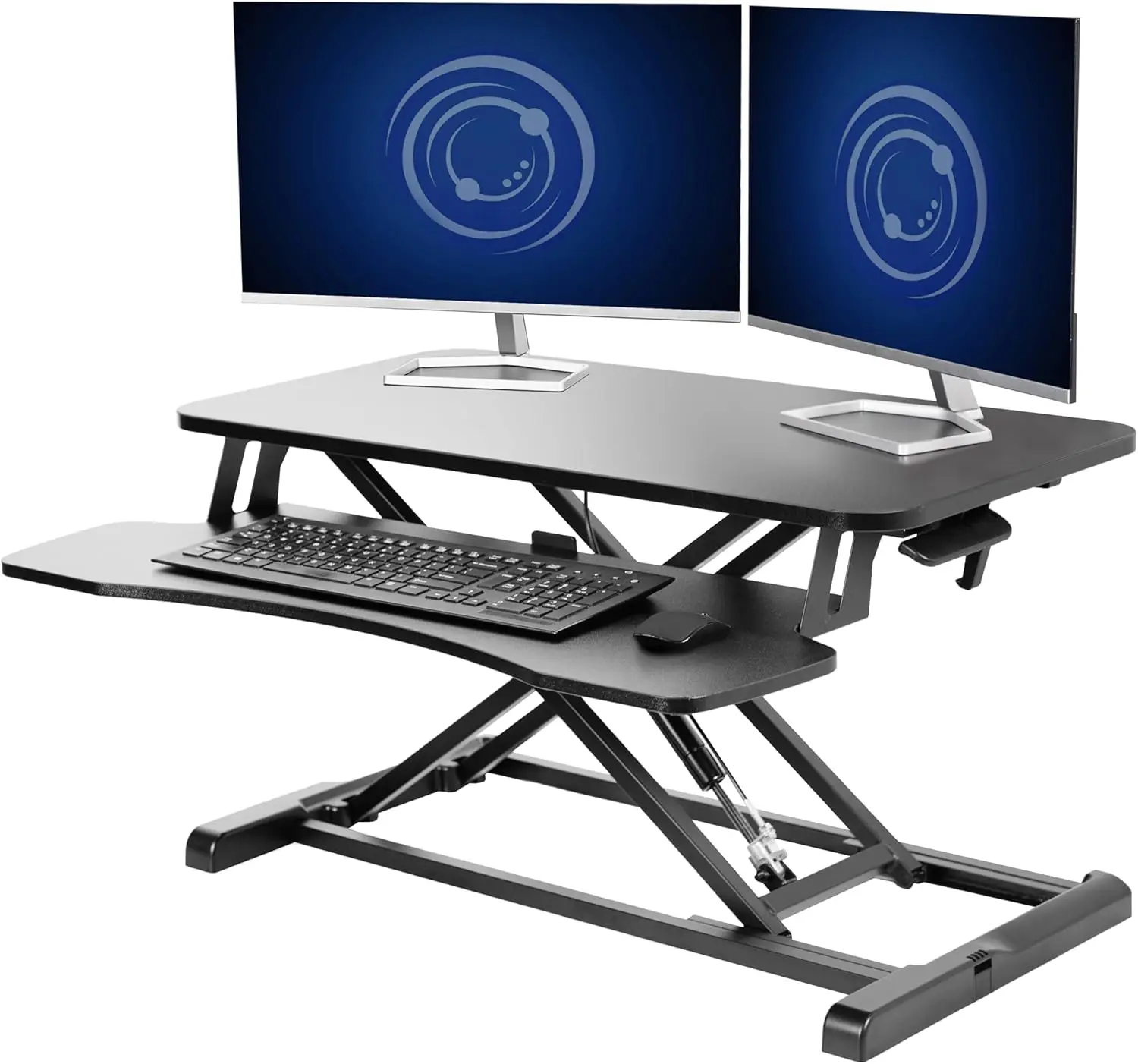 32 inch Desk Converter, K Series, Height Adjustable Sit to Stand Riser, Dual Monitor and Laptop Workstation with Wide Keyboar
32 inch Desk Converter, K Series, Height Adjustable Sit to Stand Riser, Dual Monitor and Laptop Workstation with Wide Keyboar